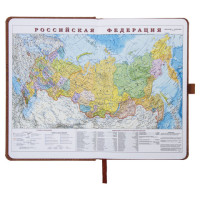 Ежедневник недатированный А5 (138x213 мм) BRAUBERG "Wood", кожзам, резинка, 136 л., коричневый, 111676 Ежедневник недатированный А5 (138x213 мм) BRAUBERG "Wood", кожзам, резинка, 136 л., коричневый, 111676