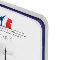 Блокнот А5 (143x210 мм), BRAUBERG VISTA "Paris", под кожу, твердый, 80 л., 112069