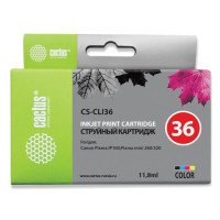 Картридж струйный CACTUS (CS-CLI36) для CANON PIXMA iP100, цветной Картридж струйный CACTUS (CS-CLI36) для CANON PIXMA iP100, цветной