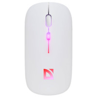 Мышь беспроводная DEFENDER TOUCH MM-997, USB, 3 кнопки+1 колесо-кнопка, оптическая, белая, 52998