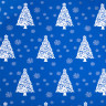 Бумага упаковочная С ЭФФЕКТАМИ BIG SIZE новогодняя "Blue Winter", 0,7х10 м, ЗОЛОТАЯ СКАЗКА, 591949