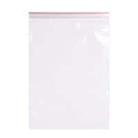 Пакеты ZIP LOCK "зиплок" ПРОЧНЫЕ, комплект 100 шт., 180х250 мм, ПВД, 60 мкм, BRAUBERG EXTRA, 608173