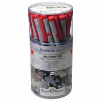 Ручка шариковая BRUNO VISCONTI "FunWrite", СИНЯЯ, "Military blue", узел 0,5 мм, линия письма 0,3 мм, 20-0212/17