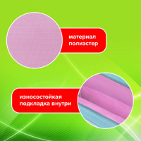 Папка на молнии с ручками STAFF EVERYDAY А4, 1 отделение, полиэстер, 80 мм, нежно-розовый, 271488 Папка на молнии с ручками STAFF EVERYDAY А4, 1 отделение, полиэстер, 80 мм, нежно-розовый, 271488