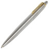 Ручка шариковая PARKER "Jotter Core Stainless Steel GT", корпус серебристый, позолоченные детали, синяя, 1953182