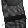 Кресло офисное BRABIX "Fit EX-514", с подголовником, хром, черное, 531949