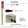 Ручка шариковая BRUNO VISCONTI "FunWrite", СИНЯЯ, "Винтовка", узел 0,5 мм, линия письма 0,3 мм, 20-0212/28