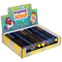 Водный тетрис колечки "Амонгусы", 15,5х7х2 см, АССОРТИ 3 вида, дисплей, 1TOY, Т24409