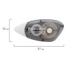 Корректирующая лента BRAUBERG BLACK&WHITE 5 мм х 8 м, корпус черный тонированный, механизм перемотки, 227800 Корректирующая лента BRAUBERG BLACK&WHITE 5 мм х 8 м, корпус черный тонированный, механизм перемотки, 227800