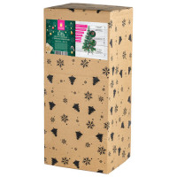 Ель новогодняя искусственная "Velvet Pinewood" 150 см, с инеем и шишками, ПВХ, ЗОЛОТАЯ СКАЗКА, 591703 Ель новогодняя искусственная "Velvet Pinewood" 150 см, с инеем и шишками, ПВХ, ЗОЛОТАЯ СКАЗКА, 591703