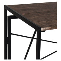 Стол на металлокаркасе BRABIX "LOFT CD-002", 1000х500х750 мм, складной, цвет морёный дуб, 641212 Стол на металлокаркасе BRABIX "LOFT CD-002", 1000х500х750 мм, складной, цвет морёный дуб, 641212