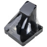 Подставка-органайзер BRAUBERG OFFICE STYLE, 4 отделения, 115х122х111 мм, черная, 238097, ОР31 Подставка-органайзер BRAUBERG OFFICE STYLE, 4 отделения, 115х122х111 мм, черная, 238097, ОР31