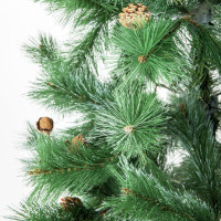 Ель новогодняя искусственная "Velvet Pinewood" 180 см, с инеем и шишками, ПВХ, ЗОЛОТАЯ СКАЗКА, 591704 Ель новогодняя искусственная "Velvet Pinewood" 180 см, с инеем и шишками, ПВХ, ЗОЛОТАЯ СКАЗКА, 591704