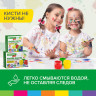 Краски пальчиковые сенсорные для малышей от 1 года, 4 цвета по 40 мл, BRAUBERG KIDS, 192280