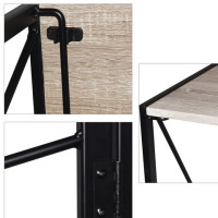 Стол на металлокаркасе BRABIX "LOFT CD-002", 1000х500х750 мм, складной, цвет дуб антик, 641213 Стол на металлокаркасе BRABIX "LOFT CD-002", 1000х500х750 мм, складной, цвет дуб антик, 641213