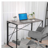 Стол на металлокаркасе BRABIX "LOFT CD-002", 1000х500х750 мм, складной, цвет дуб антик, 641213 Стол на металлокаркасе BRABIX "LOFT CD-002", 1000х500х750 мм, складной, цвет дуб антик, 641213