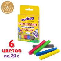 Пластилин классический ЮНЛАНДИЯ "ЮНЛАНДИК-СКУЛЬПТОР", 6 цветов, 120 г, ВЫСШЕЕ КАЧЕСТВО, 105028 Пластилин классический ЮНЛАНДИЯ "ЮНЛАНДИК-СКУЛЬПТОР", 6 цветов, 120 г, ВЫСШЕЕ КАЧЕСТВО, 105028