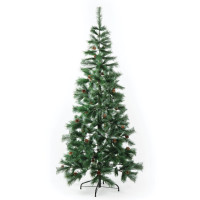 Ель новогодняя искусственная "Velvet Pinewood" 210 см, с инеем и шишками, ПВХ, ЗОЛОТАЯ СКАЗКА, 591705 Ель новогодняя искусственная "Velvet Pinewood" 210 см, с инеем и шишками, ПВХ, ЗОЛОТАЯ СКАЗКА, 591705