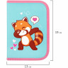Пенал ПИФАГОР, 1 отделение, полиэстер, 19х13 см, "Red panda", 272283 Пенал ПИФАГОР, 1 отделение, полиэстер, 19х13 см, "Red panda", 272283