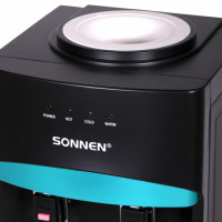 Кулер для воды SONNEN FSC-02W TURBO напольный, ТУРБОНАГРЕВ/ОХЛАЖДЕНИЕ КОМПРЕССОРНОЕ, шкаф, 2 крана, черный, 456171 Кулер для воды SONNEN FSC-02W TURBO напольный, ТУРБОНАГРЕВ/ОХЛАЖДЕНИЕ КОМПРЕССОРНОЕ, шкаф, 2 крана, черный, 456171